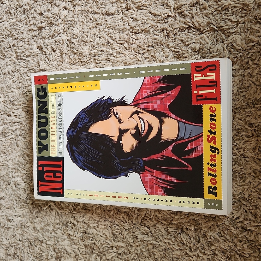 Neil Young Rolling Stone Files Paperback Book